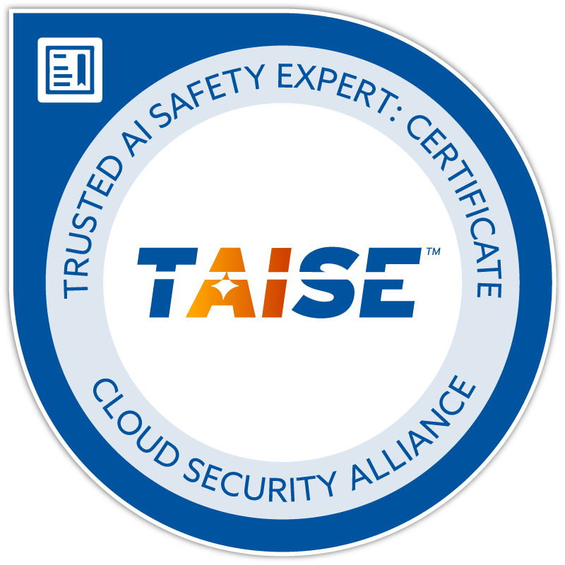 CSA Trusted AI Safety Expert (TAISE)